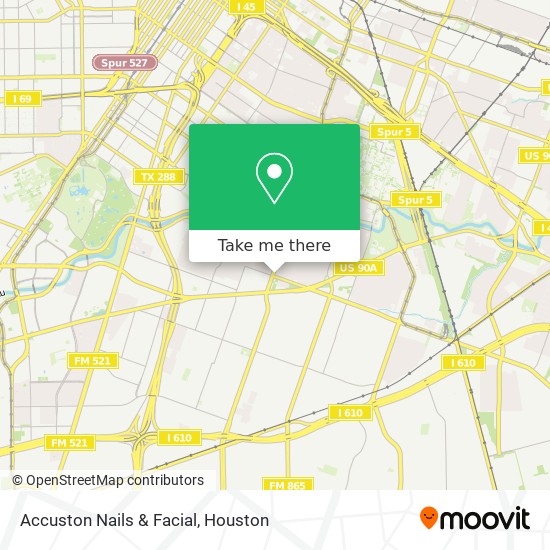 Accuston Nails & Facial map