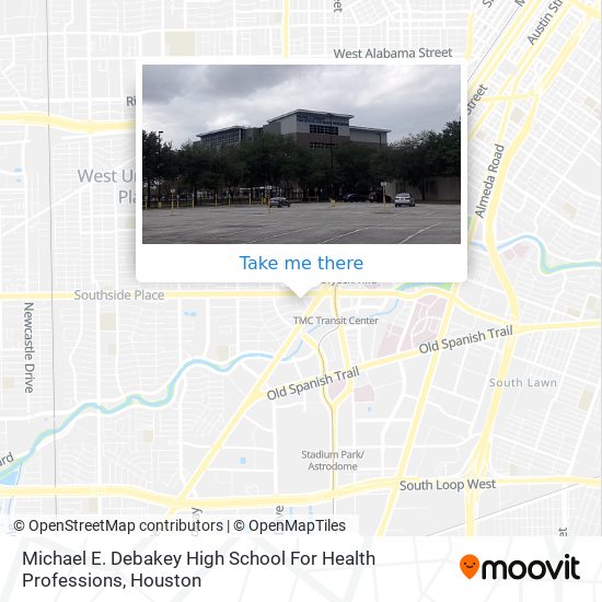 Mapa de Michael E. Debakey High School For Health Professions