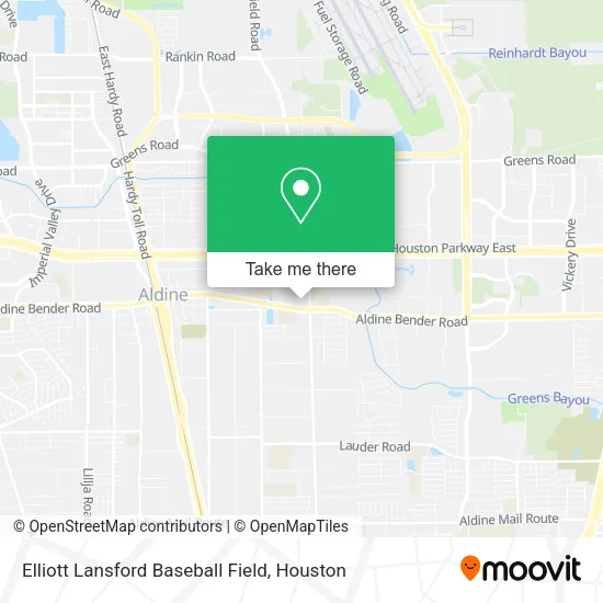 Elliott Lansford Baseball Field map