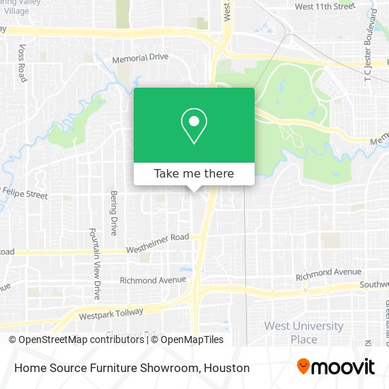 Mapa de Home Source Furniture Showroom