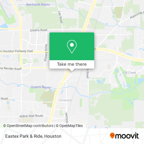 Eastex Park & Ride map