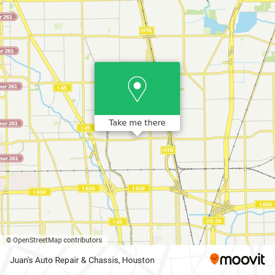 Juan's Auto Repair & Chassis map