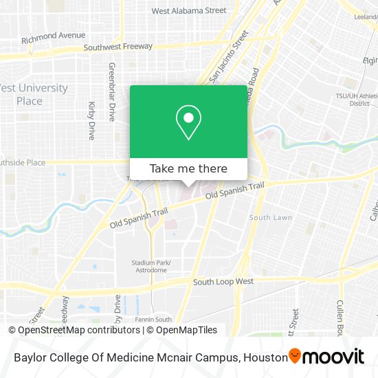 Directions To Baylor University How To Get To Baylor College Of Medicine Mcnair Campus In Houston By Bus Or  Light Rail?