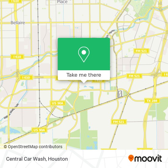 Central Car Wash map