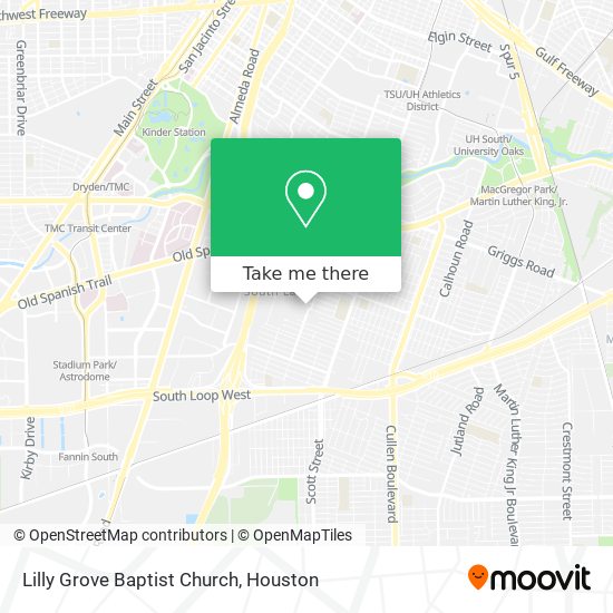 Lilly Grove Baptist Church map