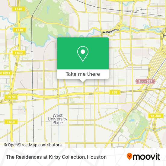 The Residences at Kirby Collection map