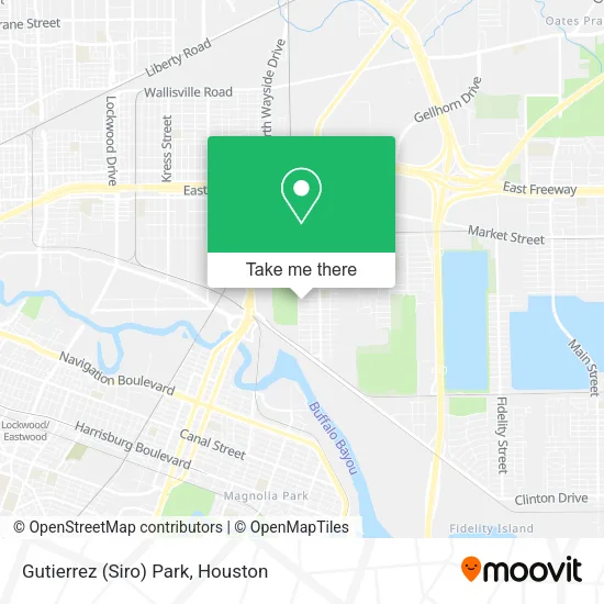 Gutierrez (Siro) Park map