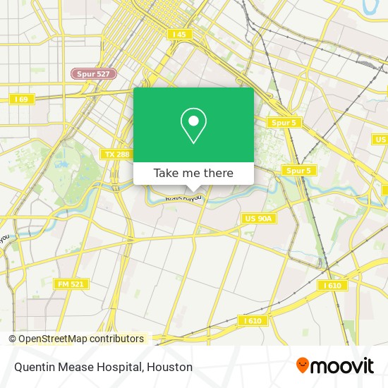 Quentin Mease Hospital map