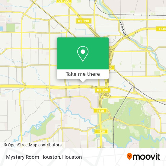 Mystery Room Houston map