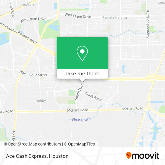 Ace Cash Express map