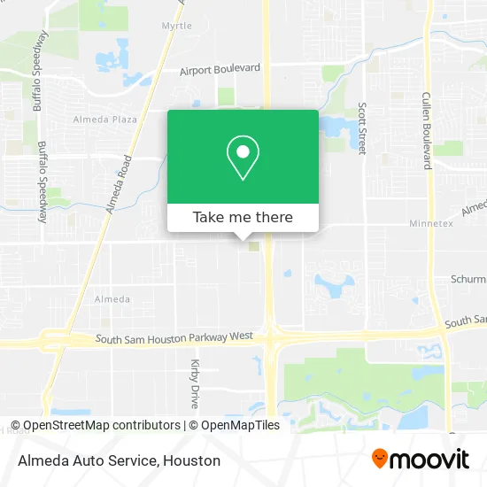 Almeda Auto Service map
