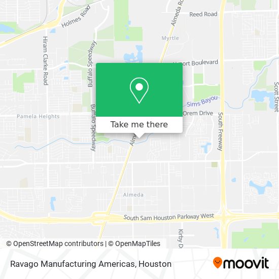 Mapa de Ravago Manufacturing Americas