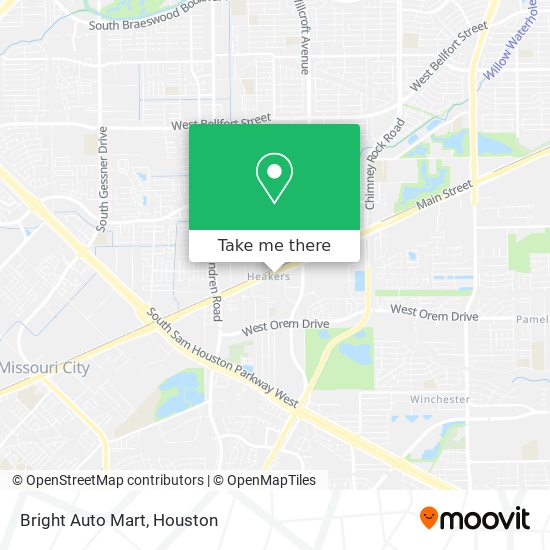 Bright Auto Mart map