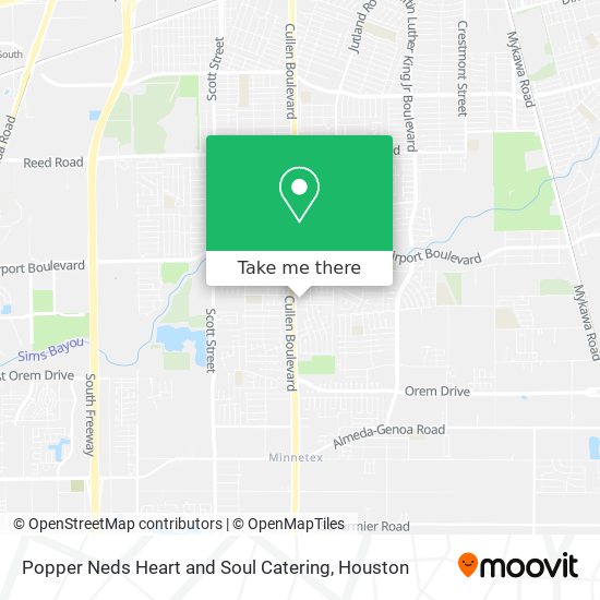 Popper Neds Heart and Soul Catering map
