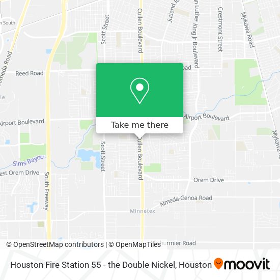 Mapa de Houston Fire Station 55 - the Double Nickel