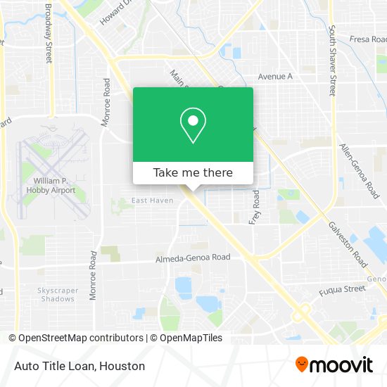 Auto Title Loan map