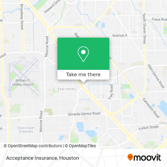 Acceptance Insurance map