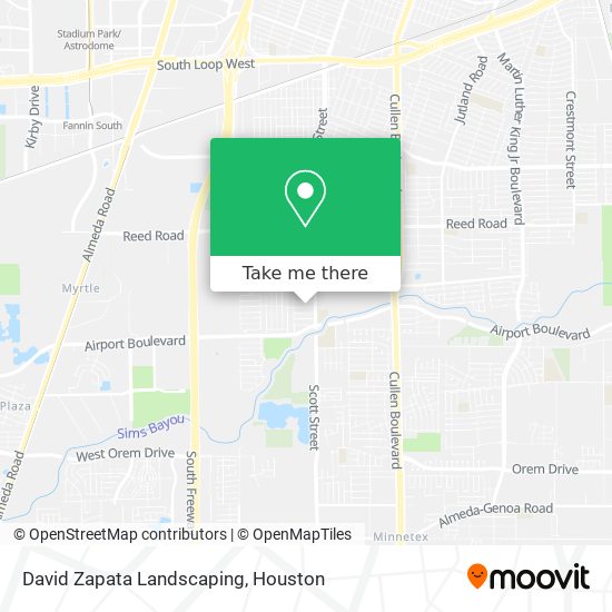 Mapa de David Zapata Landscaping