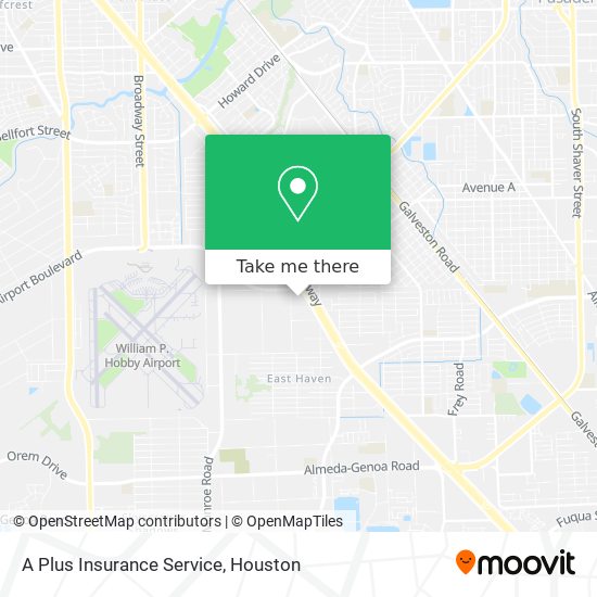 Mapa de A Plus Insurance Service