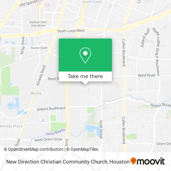 New Direction Christian Community Church map