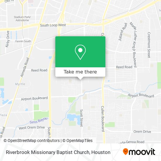 Riverbrook Missionary Baptist Church map