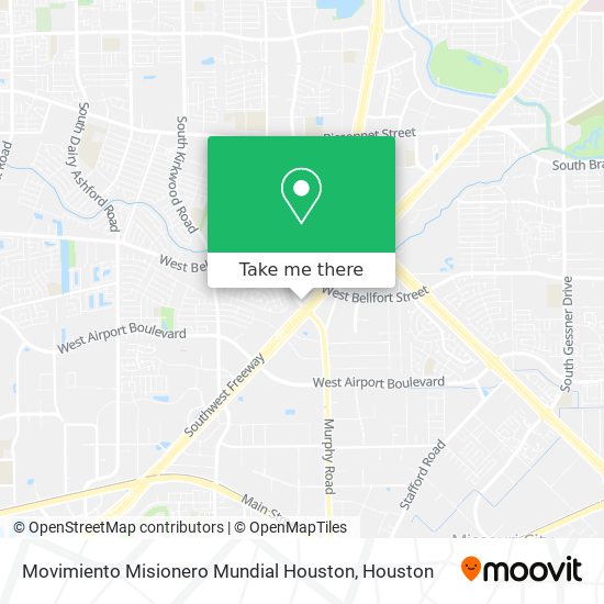 Mapa de Movimiento Misionero Mundial Houston