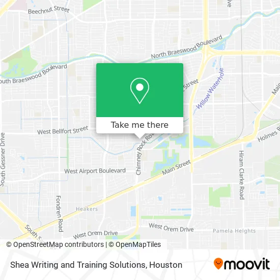 Shea Writing and Training Solutions map