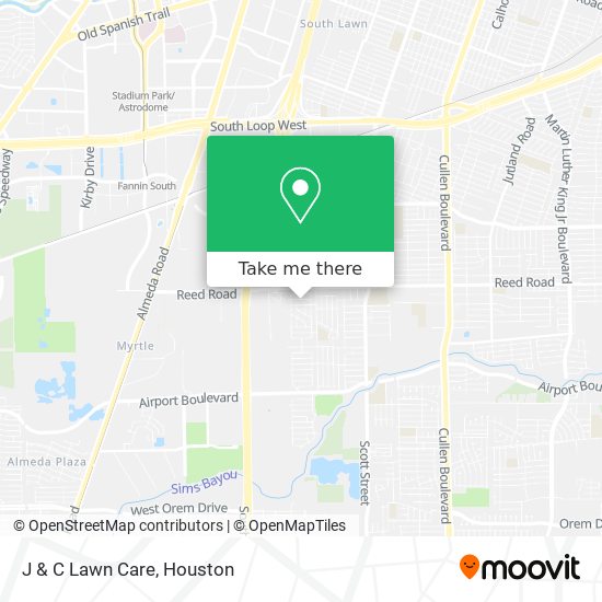 J & C Lawn Care map