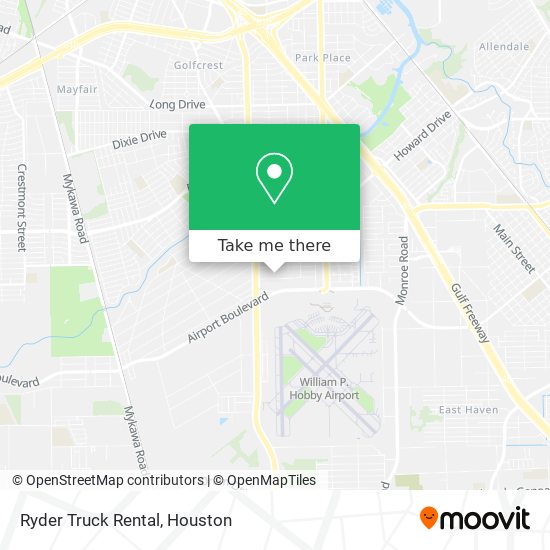 Mapa de Ryder Truck Rental