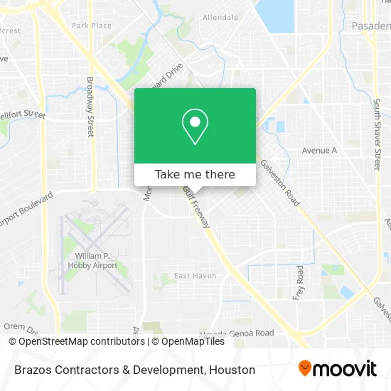 Brazos Contractors & Development map