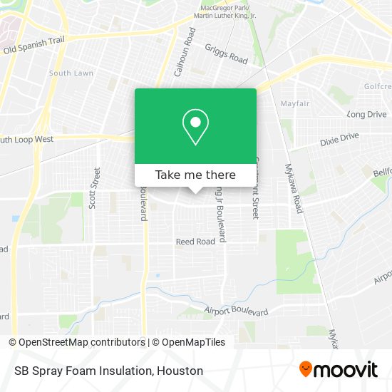 Mapa de SB Spray Foam Insulation