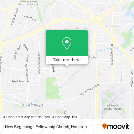 New Beginnings Fellowship Church map