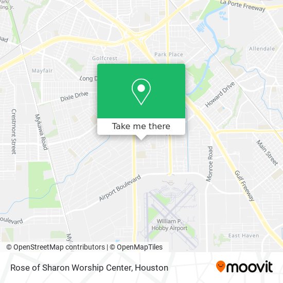 Rose of Sharon Worship Center map