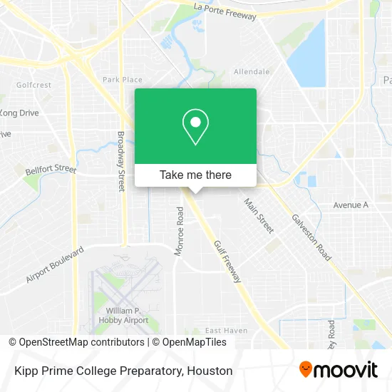 Mapa de Kipp Prime College Preparatory
