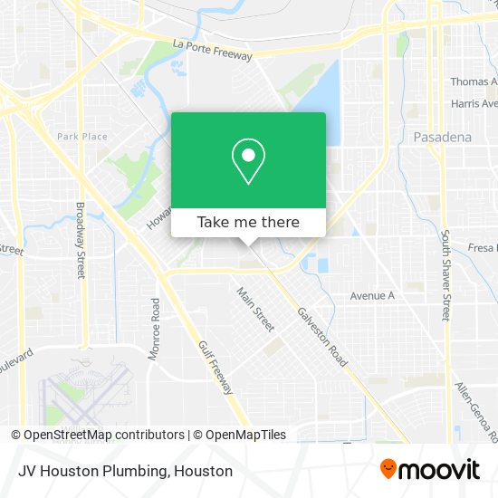 Mapa de JV Houston Plumbing