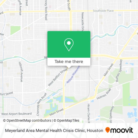 Mapa de Meyerland Area Mental Health Crisis Clinic