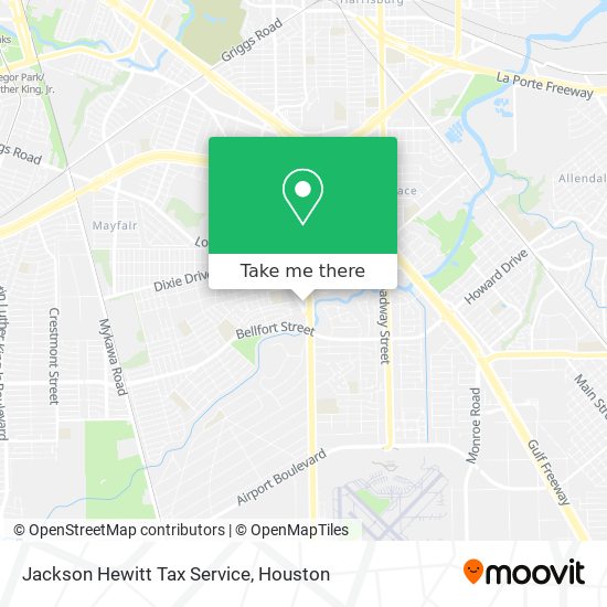 Mapa de Jackson Hewitt Tax Service