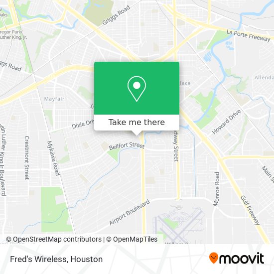 Fred's Wireless map