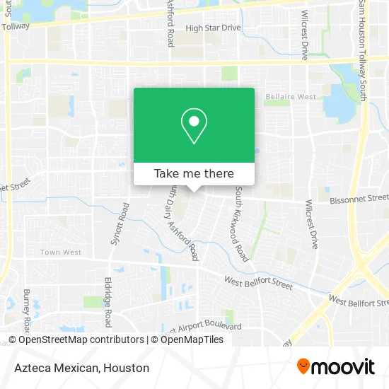 Mapa de Azteca Mexican