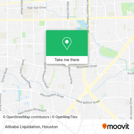 Mapa de Alibaba Liquidation