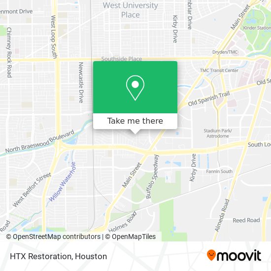 Mapa de HTX Restoration