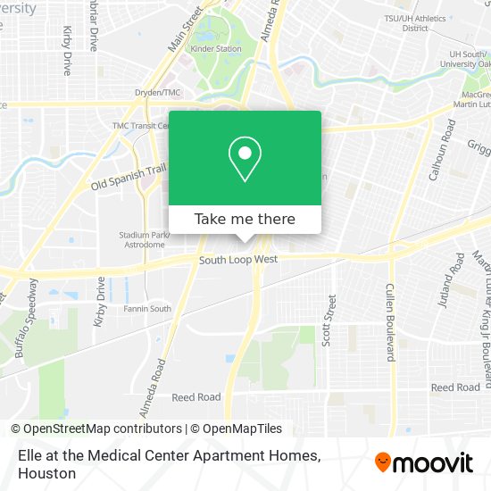 Mapa de Elle at the Medical Center Apartment Homes