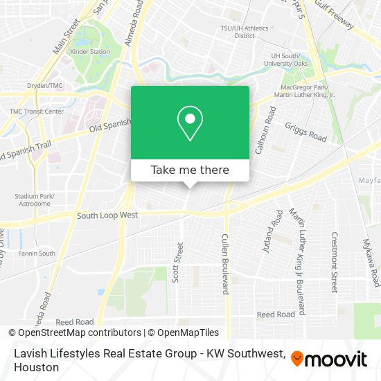 Mapa de Lavish Lifestyles Real Estate Group - KW Southwest