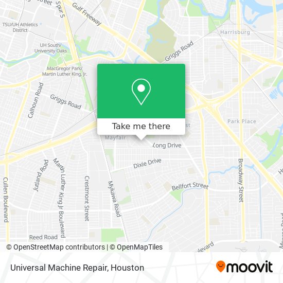 Universal Machine Repair map