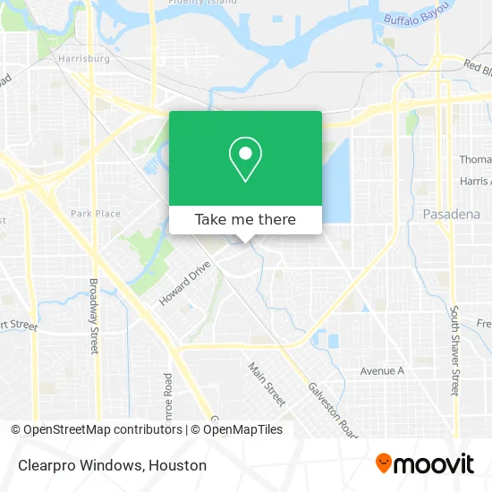 Clearpro Windows map