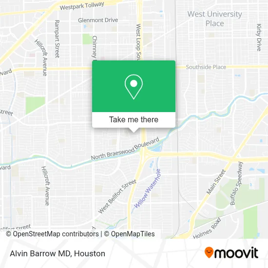 Alvin Barrow MD map
