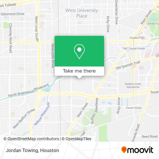 Jordan Towing map