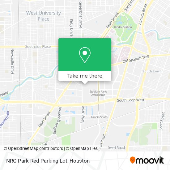 NRG Park-Red Parking Lot map