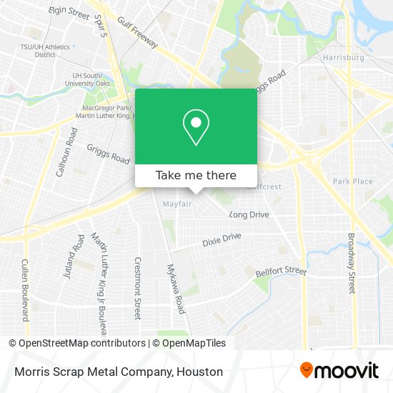 Morris Scrap Metal Company map