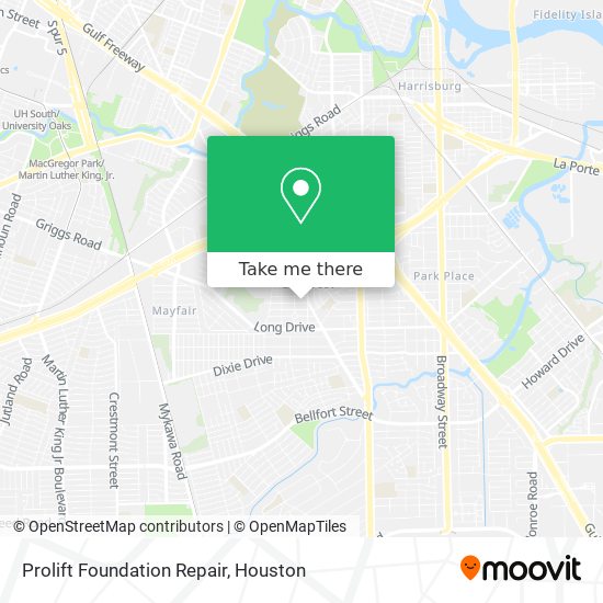 Prolift Foundation Repair map